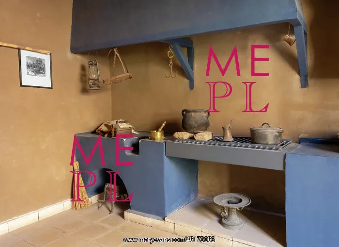 : Kitchen, Howard Carter House, Theban necropolis, Egypt : Kitchen, Howard Carter House, Theban necropolis, Egypt