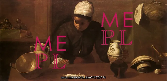 : The Kitchen Maid with the Supper at Emmaus, by Velazquez : The Kitchen Maid with the Supper at Emmaus, by Velazquez