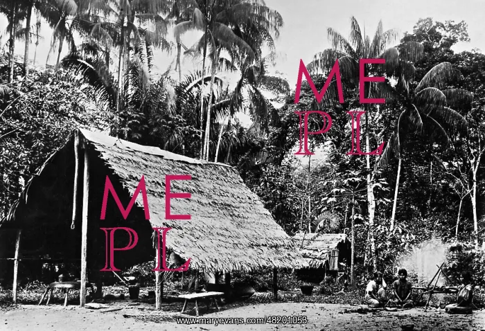 : The kitchen of the Ticuna Indians : The kitchen of the Ticuna Indians