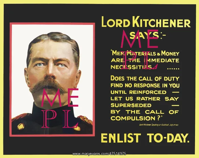 : KITCHENER QUOTE POSTER : KITCHENER QUOTE POSTER