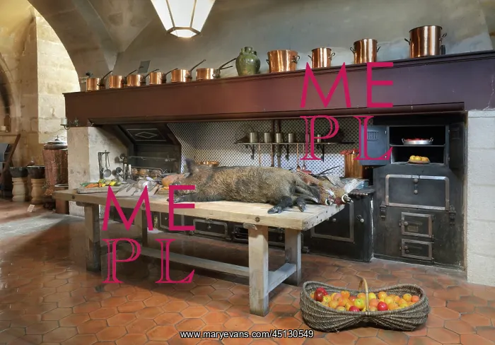 : Kitchens, Chateau de Vaux-le-Vicomte, Maincy : Kitchens, Chateau de Vaux-le-Vicomte, Maincy