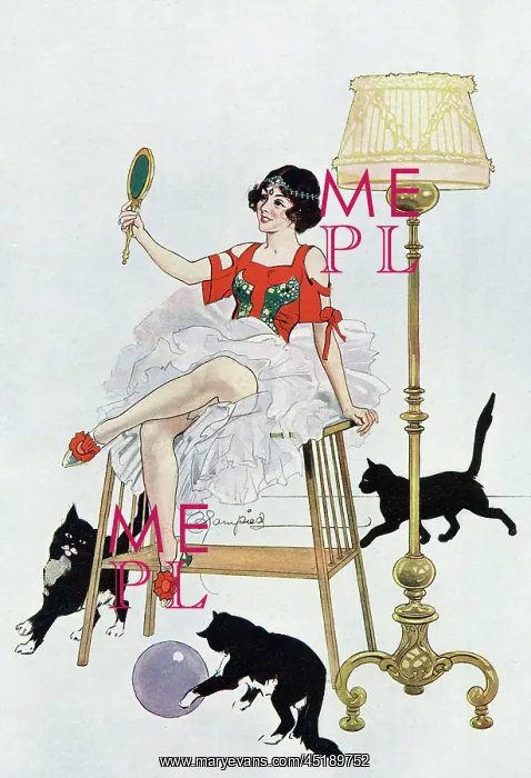 : Kitty by Edmund Blampied : Kitty by Edmund Blampied