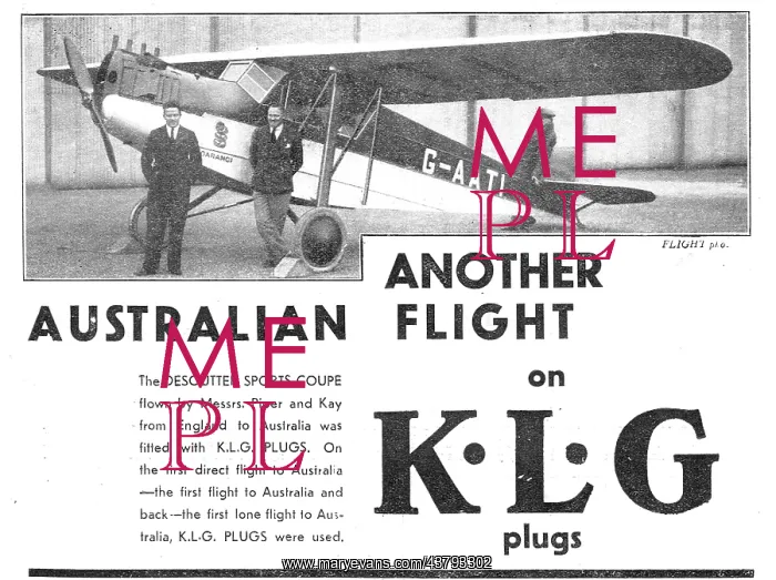 : KLG Sparking Plugs Chosen By Piper & : KLG Sparking Plugs Chosen By Piper &