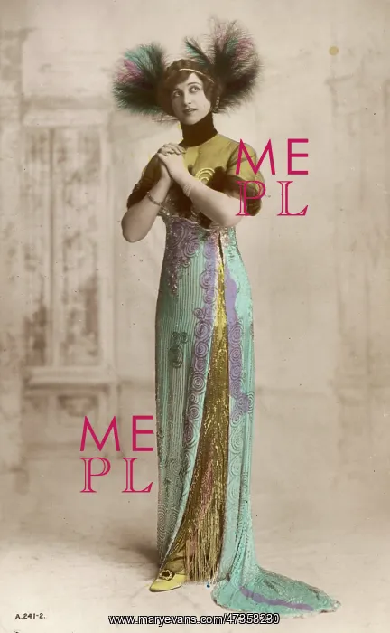 : KLIMT DRESS - circa 1914 : KLIMT DRESS - circa 1914