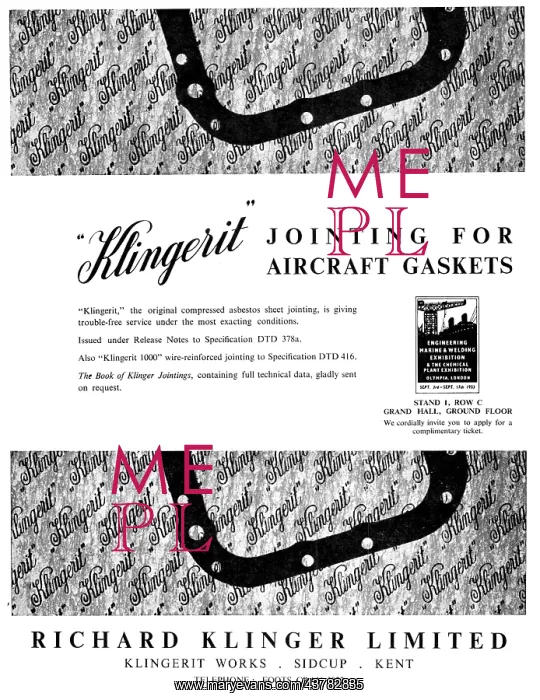 : Klingerit Compressed Asbestos Gaskets : Klingerit Compressed Asbestos Gaskets