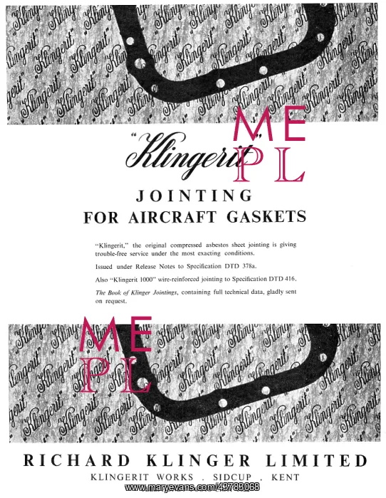 : Klingerit Compressed Asbestos Jointing : Klingerit Compressed Asbestos Jointing