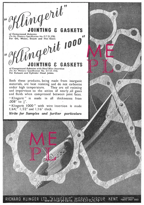 : Klingerit Jointing & Gaskets : Klingerit Jointing & Gaskets