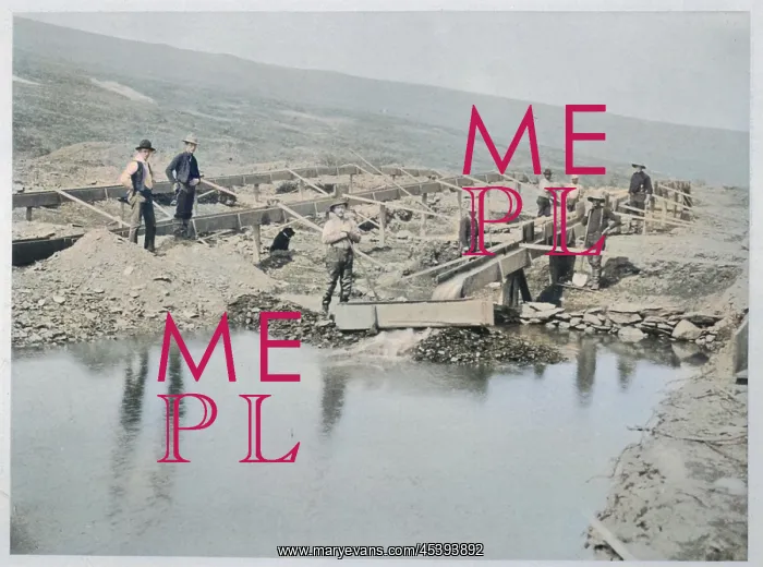 : Klondike - Sluicing 1900 : Klondike - Sluicing 1900