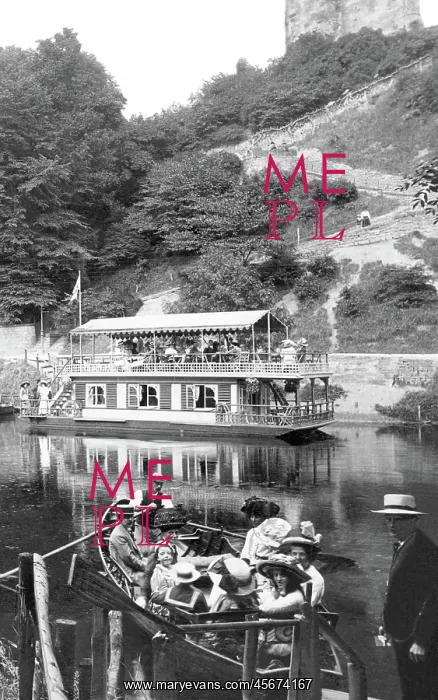 : Knaresborough, the Ferry 1911 : Knaresborough, the Ferry 1911