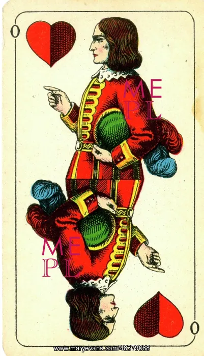  : Knave of Hearts, German Playing Card