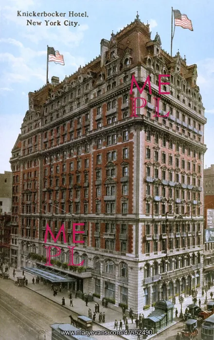  : The Knickerbocker Hotel, New York