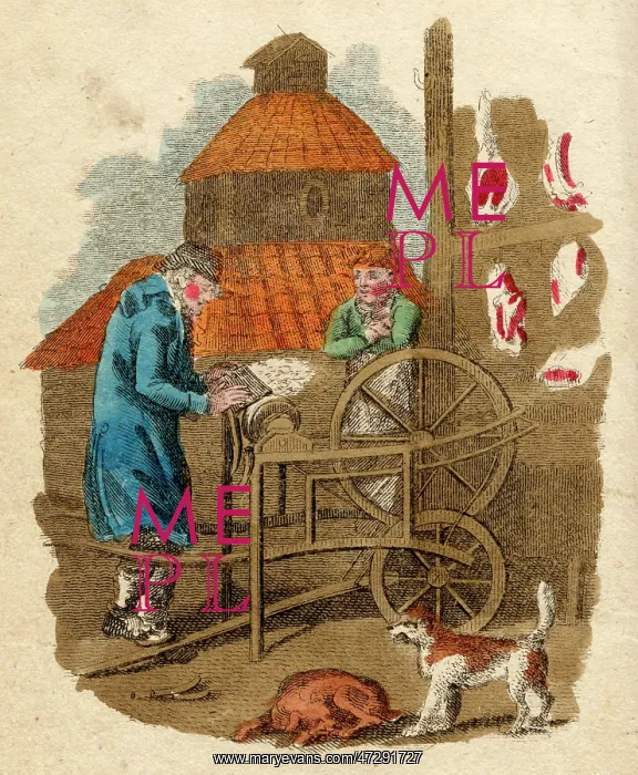 : KNIFE-GRINDER AT BUTCHER : KNIFE-GRINDER AT BUTCHER