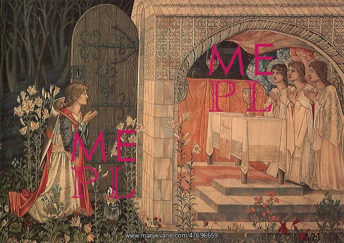 : Knight and Angels, by Burne-Jones : Knight and Angels, by Burne-Jones