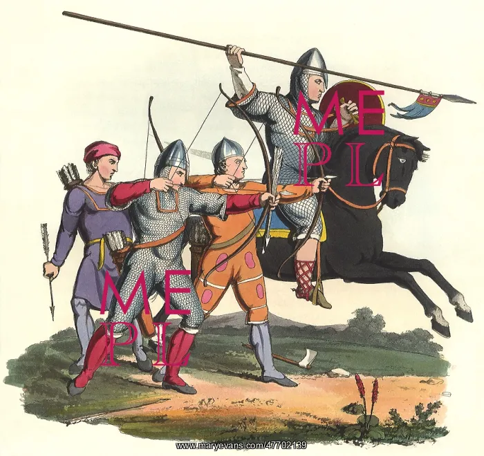  : Knight and Archers