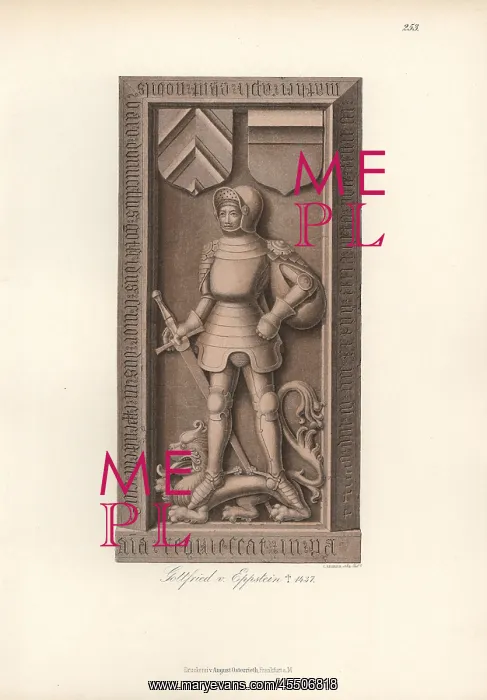 : Knight in armor from the 15th century with : Knight in armor from the 15th century with