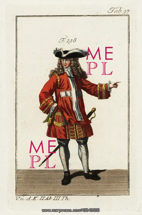 : Knight of Malta in battle costume : Knight of Malta in battle costume