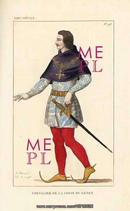 : Knight of the Order of the Broom-Pod, 13th century : Knight of the Order of the Broom-Pod, 13th century