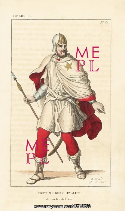 : Knight of the Order of the Star, founded in 1352 : Knight of the Order of the Star, founded in 1352