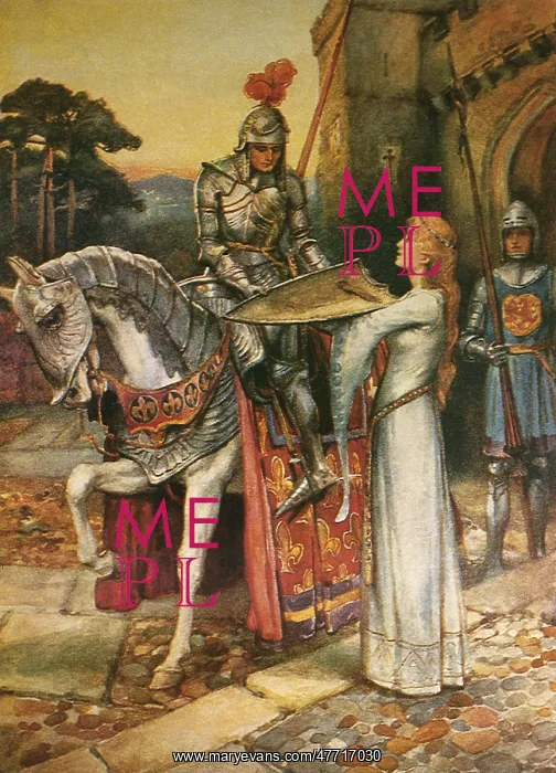 : Knight, Shield, Lady : Knight, Shield, Lady