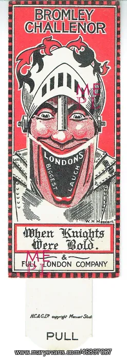 : When Knights Were Bold by Charles Marlowe : When Knights Were Bold by Charles Marlowe