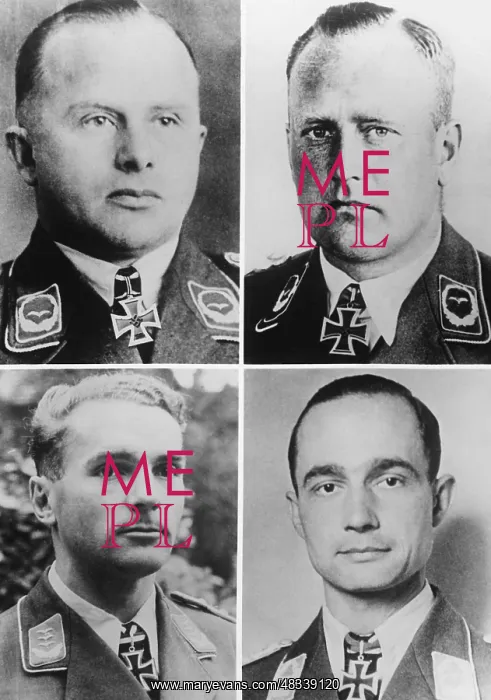 : Knight's Cross bearers Hahn, Petersen, Storp, Kleers, 1940 : Knight's Cross bearers Hahn, Petersen, Storp, Kleers, 1940