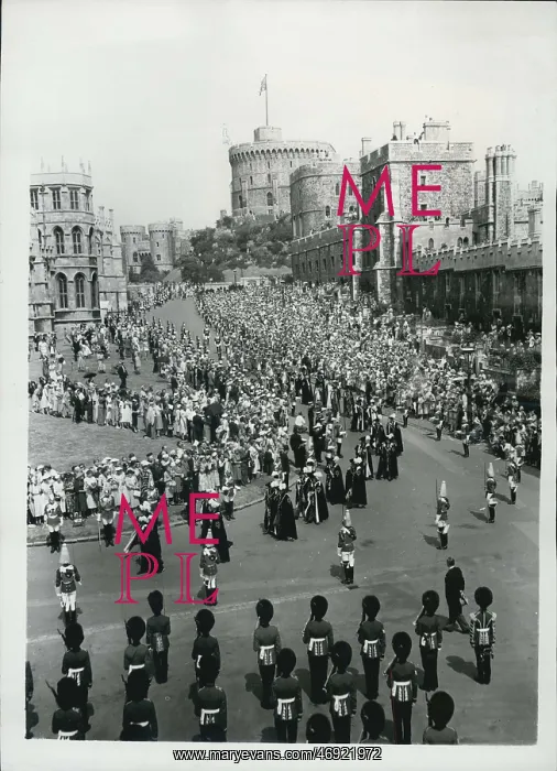 : Knights of the Garter procession, Windsor : Knights of the Garter procession, Windsor