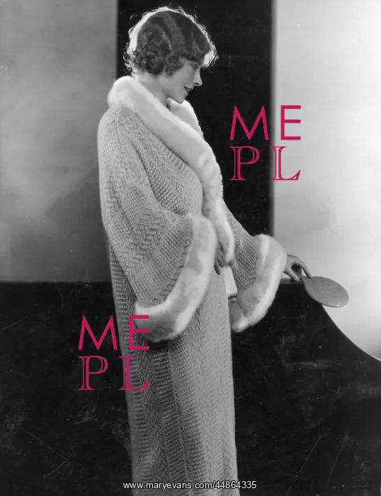 : Knitted Dressing Gown : Knitted Dressing Gown