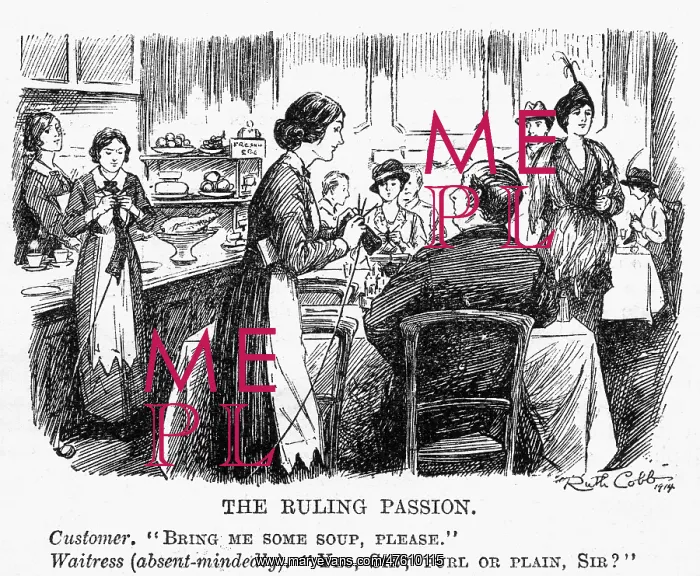 : Knitting humour, WW1 : Knitting humour, WW1