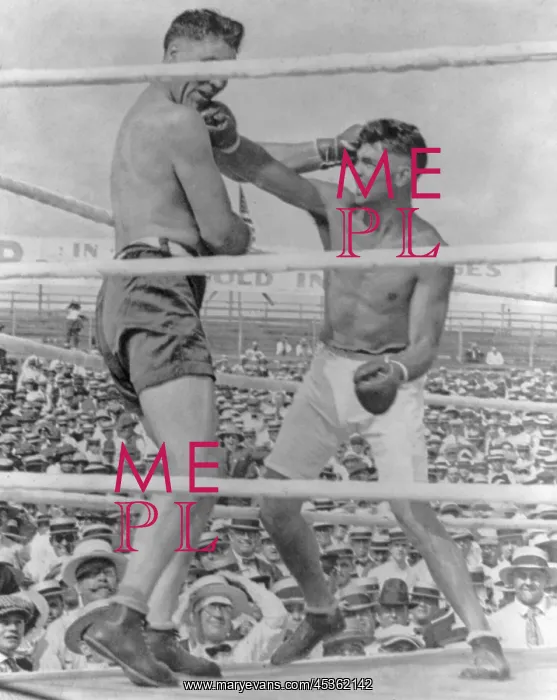  : The knockout blow in the Jack Dempsey-Jess Willard