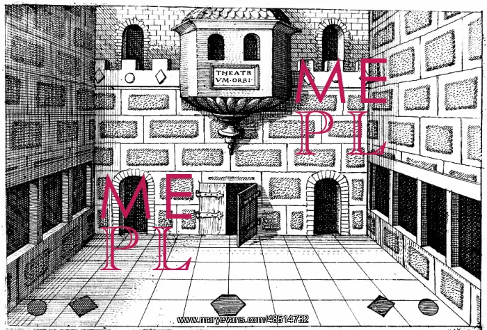 : Only known genuine illustration of interior of : Only known genuine illustration of interior of