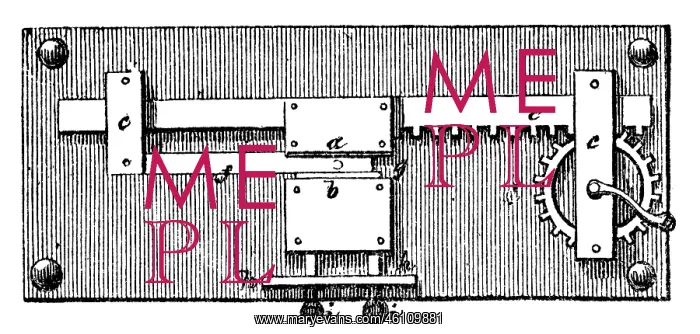 : Knurling machine with straight knurling iron : Knurling machine with straight knurling iron