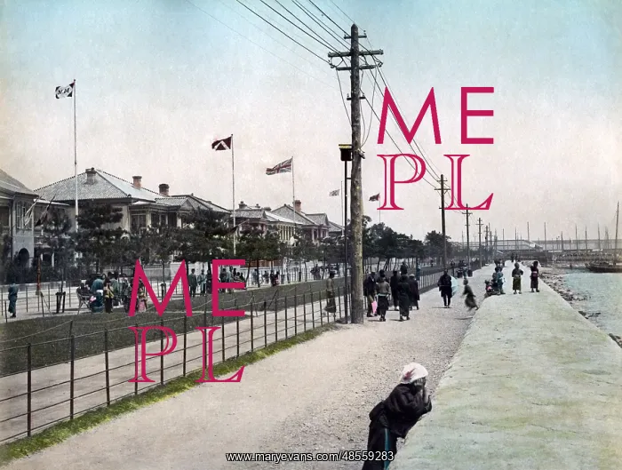  : Kobe Bund, Japan, circa 1890