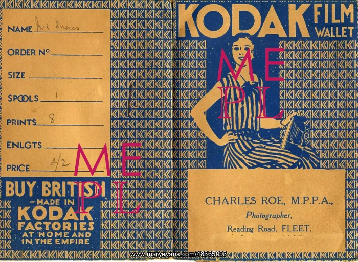  : Kodak film wallet
