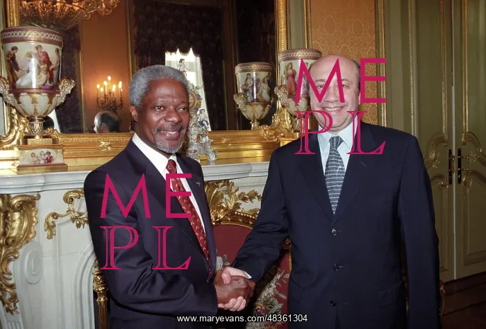: Kofi Annan and Igor Ivanov, 1999 : Kofi Annan and Igor Ivanov, 1999