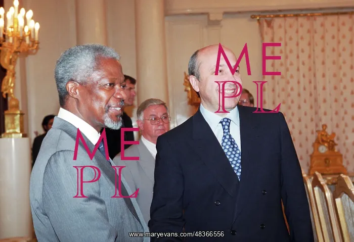 : Kofi Annan and Igor Ivanov, 1999 : Kofi Annan and Igor Ivanov, 1999