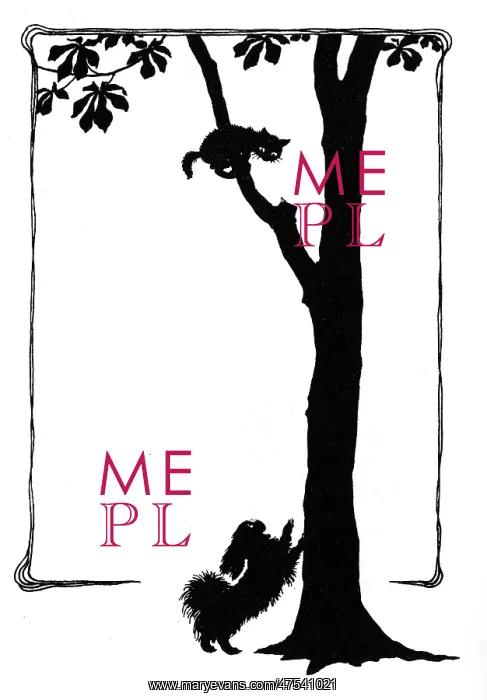  : Koko the dog frightens a kitten into a tree