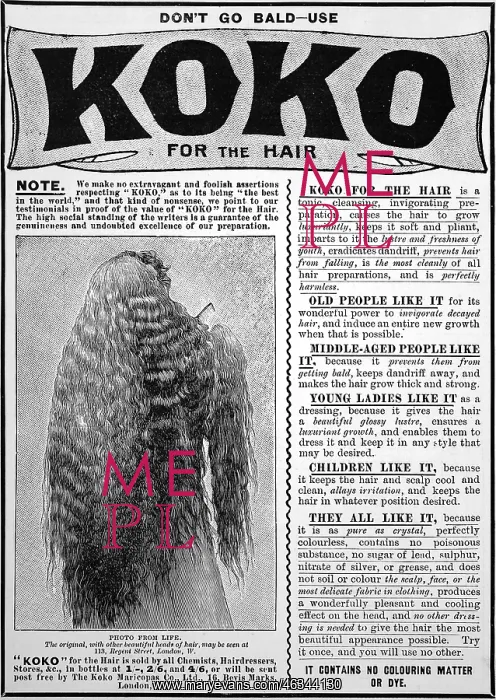 : Koko hair ad : Koko hair ad