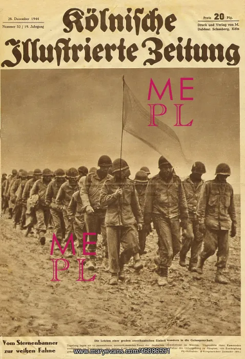 : Kolnischer Illustrierte Zeitung US POWs during Battle of the : Kolnischer Illustrierte Zeitung US POWs during Battle of the