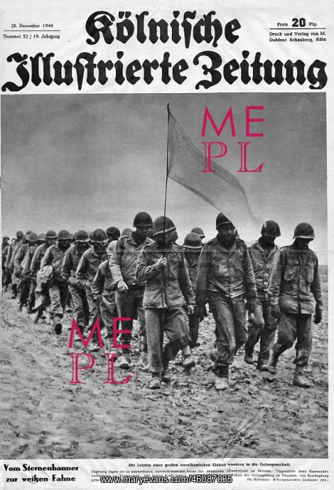 : Kolnischer Illustrierte Zeitung US POWs during Battle of the : Kolnischer Illustrierte Zeitung US POWs during Battle of the