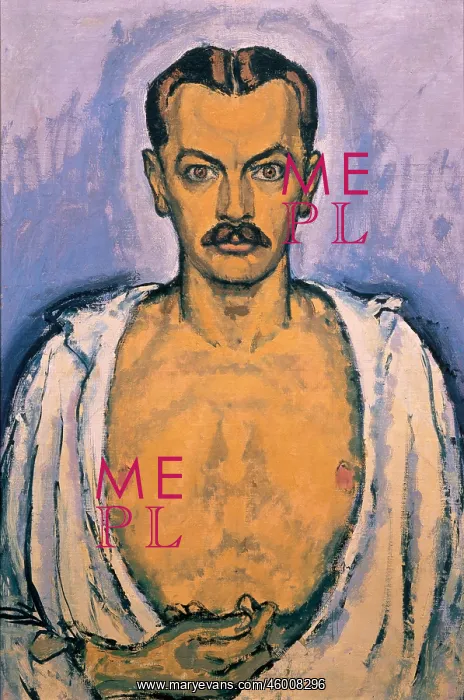 : Kolo Moser, selfportrait : Kolo Moser, selfportrait