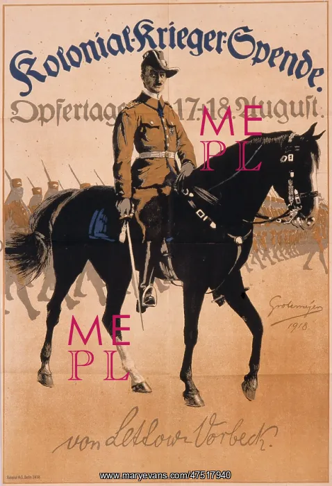 : Kolonial Kriege Spende poster : Kolonial Kriege Spende poster