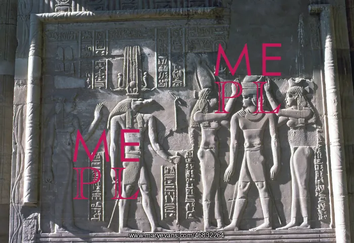 : Kom-ombo, Egypt - Wall carving : Kom-ombo, Egypt - Wall carving