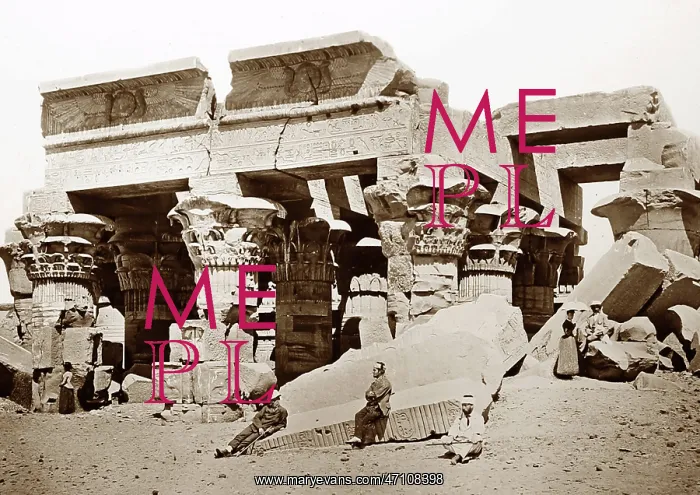  : Kom Ombo Temple, Egypt, Victorian period