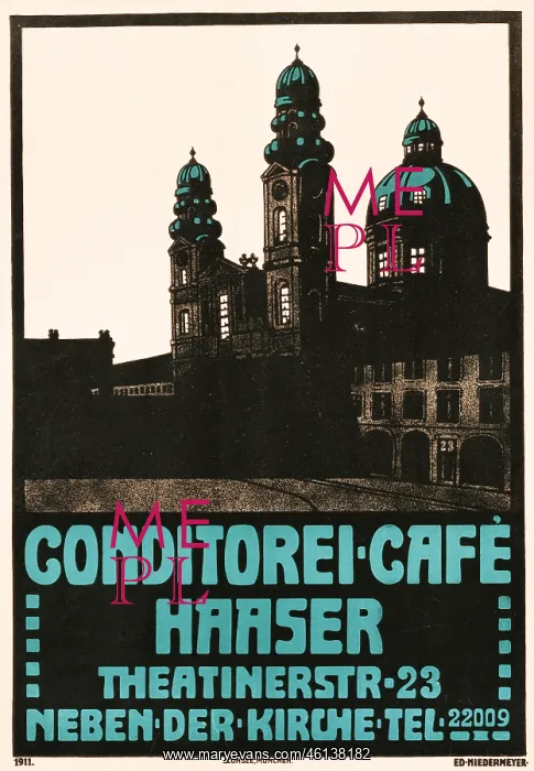 : Konditorei Caf? Haaser advert : Konditorei Caf? Haaser advert
