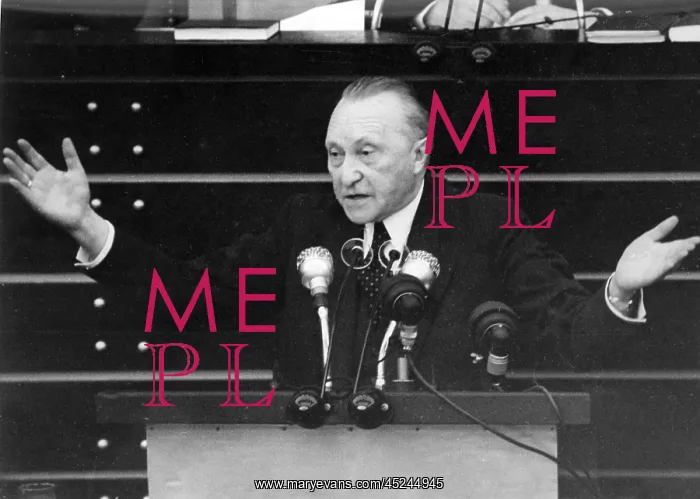 : Konrad Adenauer 1952 - Bundestag : Konrad Adenauer 1952 - Bundestag