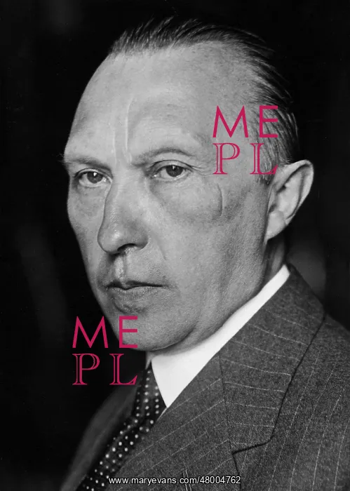 : Konrad Adenauer, Mayor of Cologne, Germany : Konrad Adenauer, Mayor of Cologne, Germany