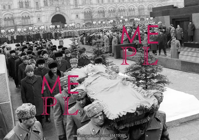 : Konstantin Chernenko's funeral, 1985 : Konstantin Chernenko's funeral, 1985