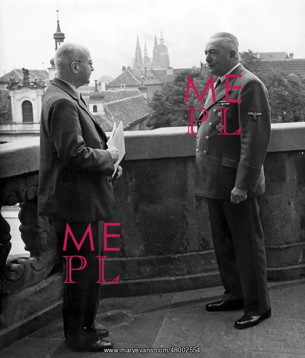  : Konstantin Freiherr von Neurath and Dr. Burgsdorff in Prague