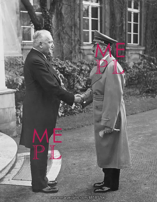 : Konstantin von Neurath with Adolf Hitler, 1938 : Konstantin von Neurath with Adolf Hitler, 1938