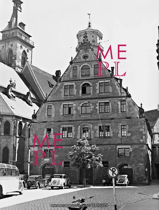 : The Kornhaus (granary) in Stuttgart, 1939 : The Kornhaus (granary) in Stuttgart, 1939